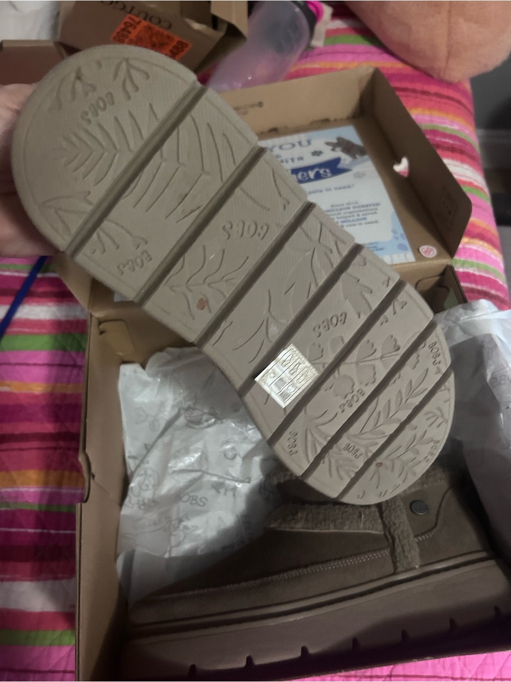 Skechers Brown Sherpa-Lined Slip-On Boots - Picture 4 of 7